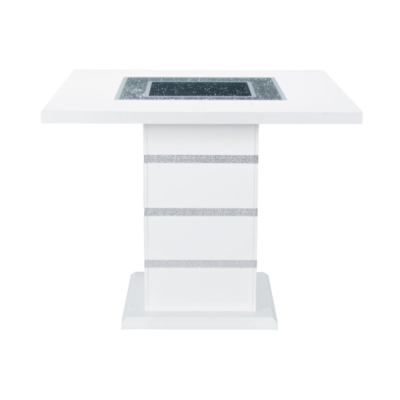 TABLE DE BAR ARIYA BLANC