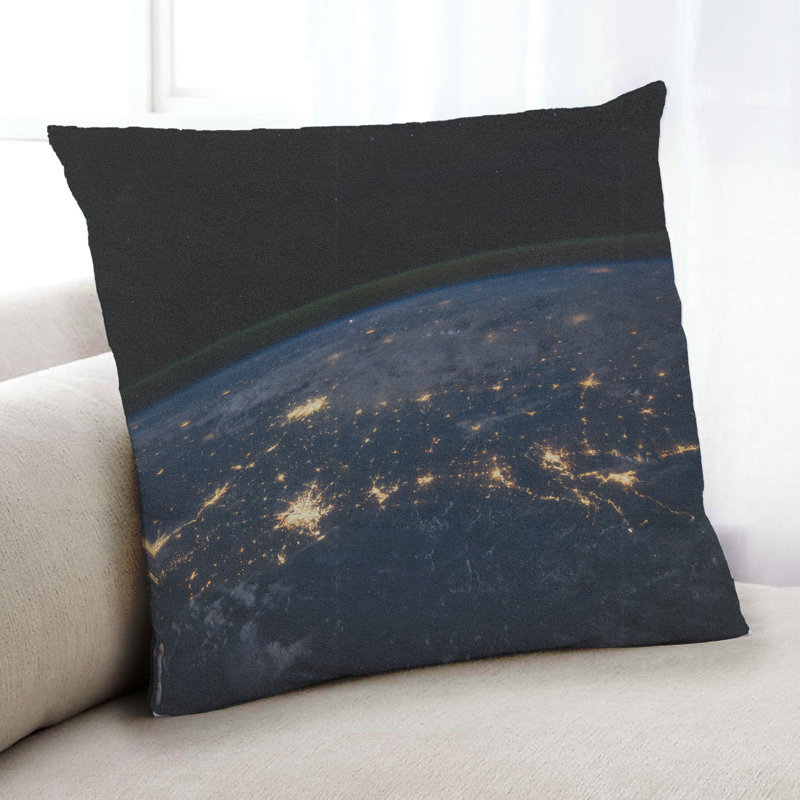Coussin Cosmos Space 53, Microsuède