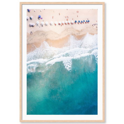 On a beach in Mexico par Carly Tabak - Photographie de cadre