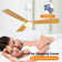 42 In. Smart Indoor Black Ceiling Fan With 3-colors Led Light And Dc Reversible Motor And Remote