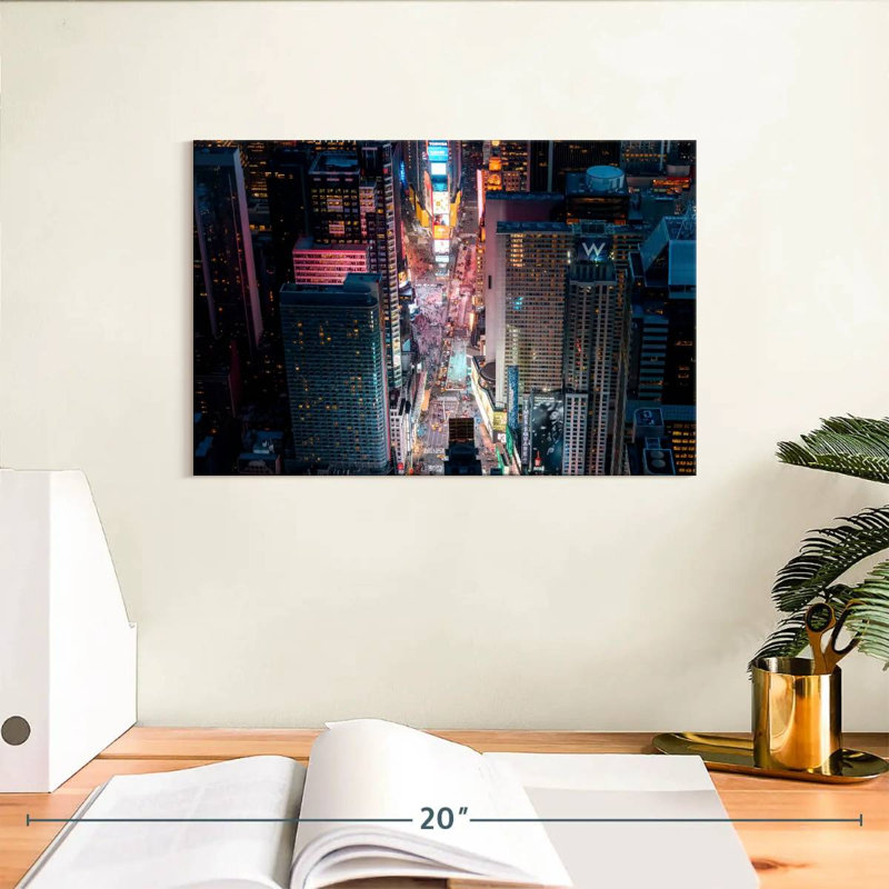Kavia Times Square After Dark, 8" H x 12" W