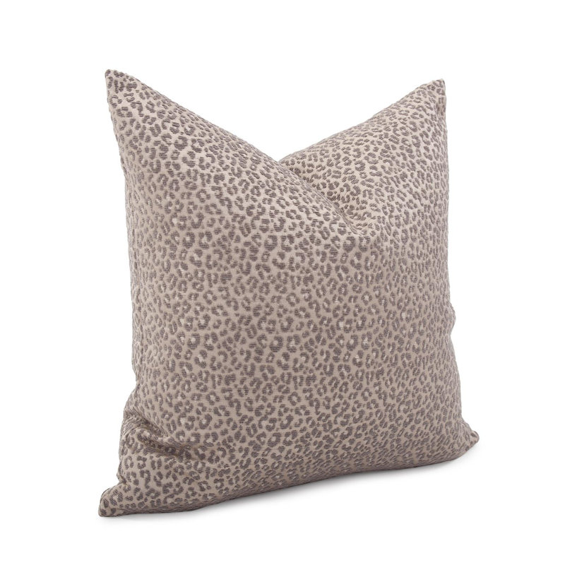 24 x 24 Pillow  Lynx - Insert, Taupe Geometric, 20"H x 20"W, Down