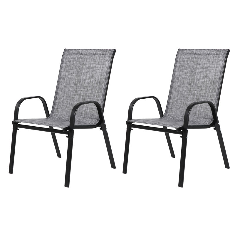 2 chaises de patio (sans la table), Gris