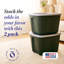 Homz Plastic Storage Tub & Tote