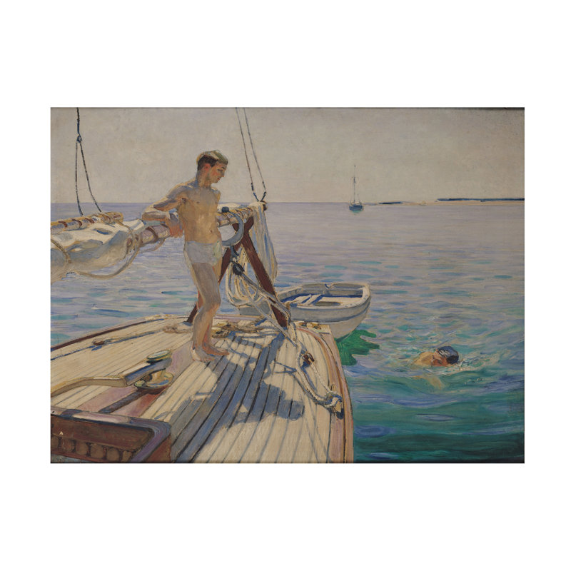 Art sur toile Raoul Du Gardier, H 14 po x l 19 po