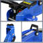 Cric de plancher, cric de voiture portable hydraulique, capacité de 2 tonnes, cric de service robuste à piston unique, cric de plancher en acier de course avec plage de levage de 5,3 po à 13 po, bleu