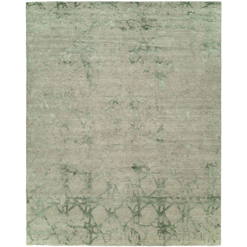 Area Rug in Gray, Rectangle 4' x 6'