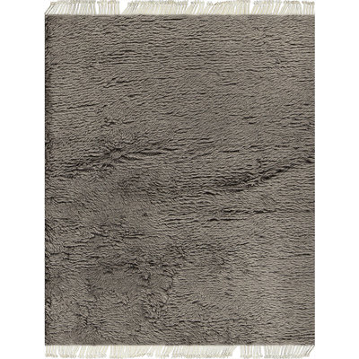 Tapis brun de haute qualité noué à la main