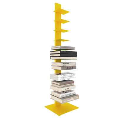 Ajax Stainless Steel 10-Tier Ladder Bookcase