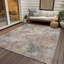Tapis taupe Xhevrie intérieur / extérieur lavable à la machine-430140052