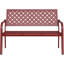 Powder Coated Steel Outdoor Bench-1200318908