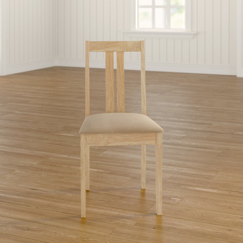 Side chair Set Brookvale of Solid Wood, Natural, Natural