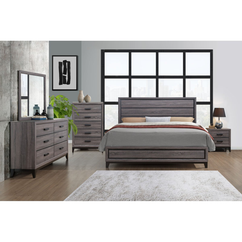 DRESSER MIRAGE FOIL GREY, Noir