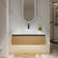 36" Floating Bathroom Vanity with Ceramic Sink & Soft-Close Drawer-710699398