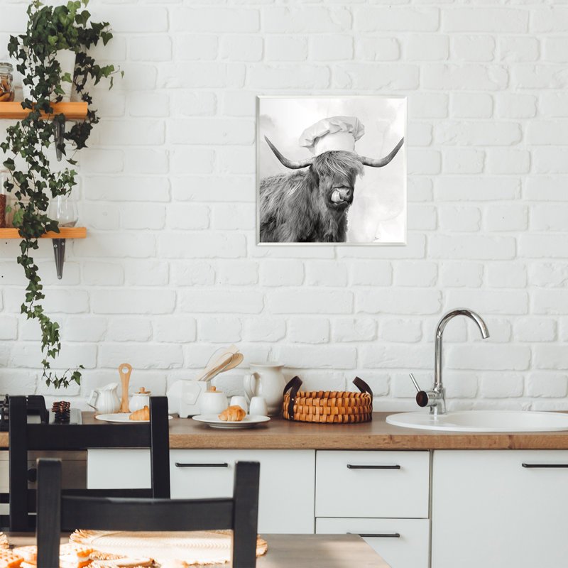 Kitchen Chef Cattle Wall Plaque, design by Nan