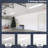 Slim Surface Mount Panel Light 5CCT 2700K-5000K Dimmable LED Panel Lights Edge Lit Damp Rated ETL