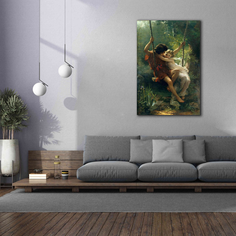 'Springtime' by Pierre Auguste Cot, Canvas Wall Art, 60" H x 40" W
