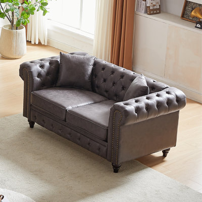 Canapé Chesterfield de 63,5 po Modern Modern