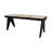 Frankie Wooden Bench With Cane Seat-1589415950