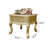 European Style Solid Wood Marble Tea Table Single Coffee Table