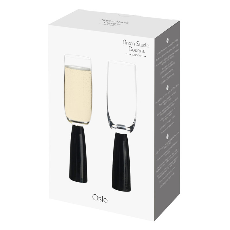 Peri 6.75oz. Champagne Glass Stemware Set