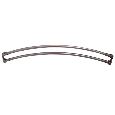 60'' Curved Fixed Shower Curtain Rod