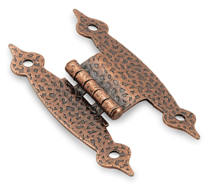 Colonial Butt Hinge, Antique Copper