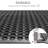 24'' X 36''(2 X 3 FT) Rubber Floor Mat Anti-Fatigue Non-Slip With Holes