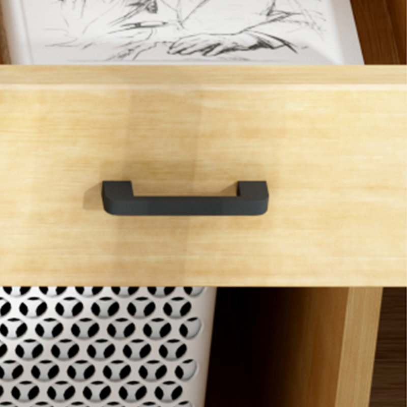 Bureaux rectangulaires en bois massif avec 1 tiroir, Orienté à droite, H 29,53 po x l 78,74 po x P 31,5 po