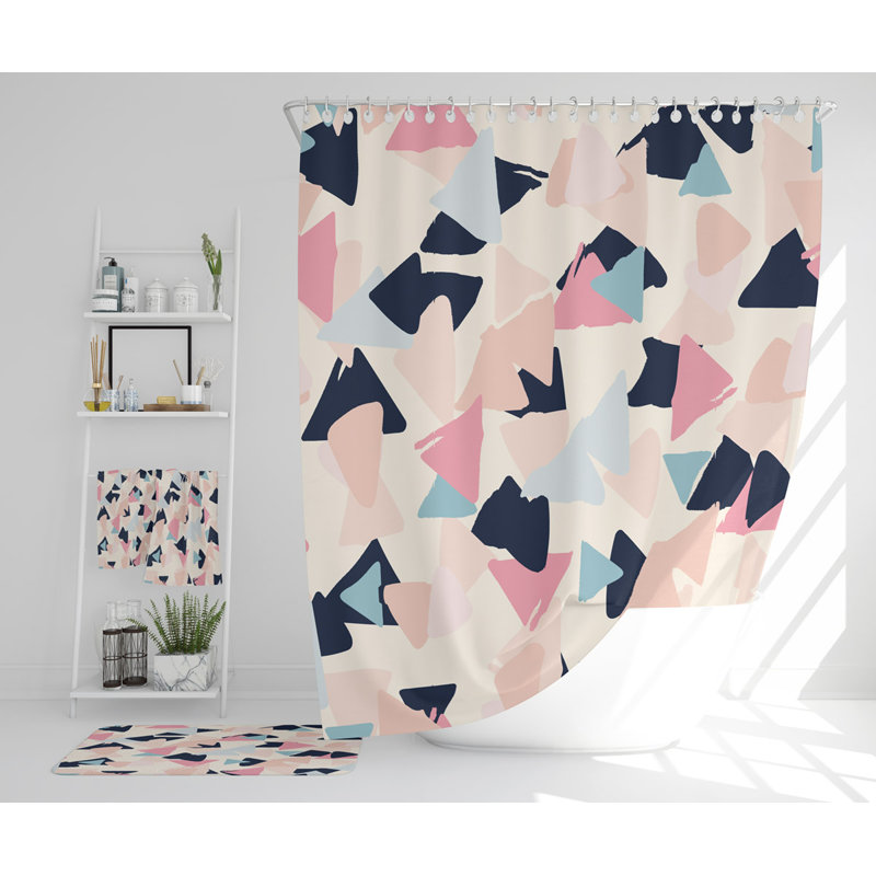 Nedved Polyester Shower Curtain Set