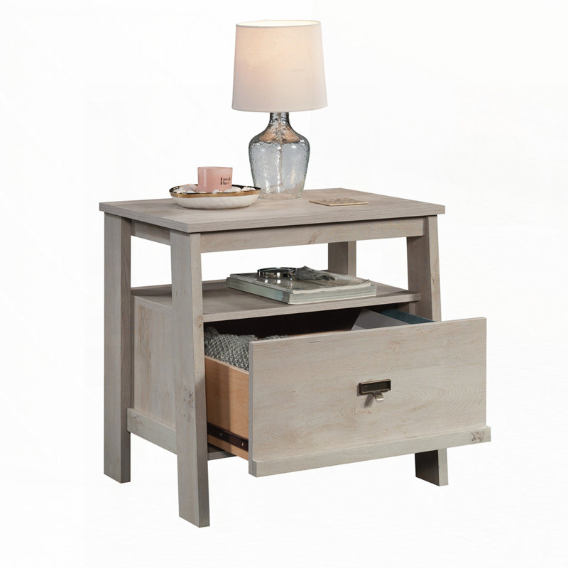 Night Stand, Brown Finish, Brown