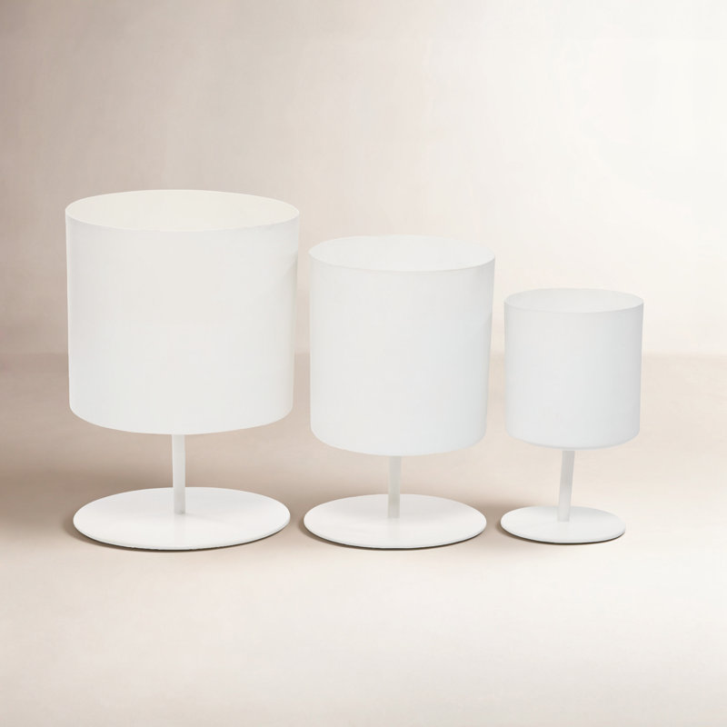 Gabriele Metal Pot Planter, White