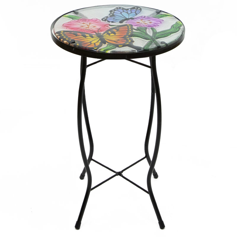 Floral and Butterfly Bistro Table