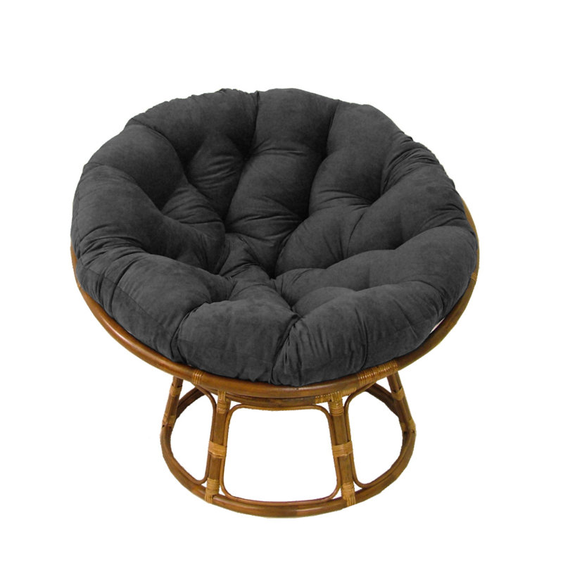 Outdoor 6'' Papasan Seat Cushion, Gray