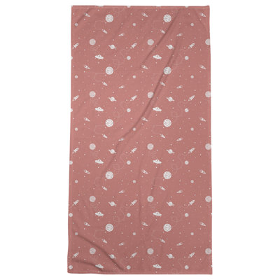 Serviette de bain à espace extérieur
