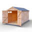 Langley 12 ft. W x 6 ft. D Wooden Storage Shed