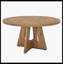 Table de salle à manger ronde pour table de cuisine en bois de 4 po et 47 po-1094802273