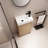 Peotone 18'' Single Bathroom Vanity with Ceramic Top