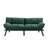 70.9" Upholstered Convertible Reclining Futon Sofa Bed with Adjustable Armrests-1057373612