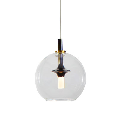 Artisan Series 1 - Light 7" Integrated LED ETL Certified Height Adjustable Pendant w/ Glass Shade