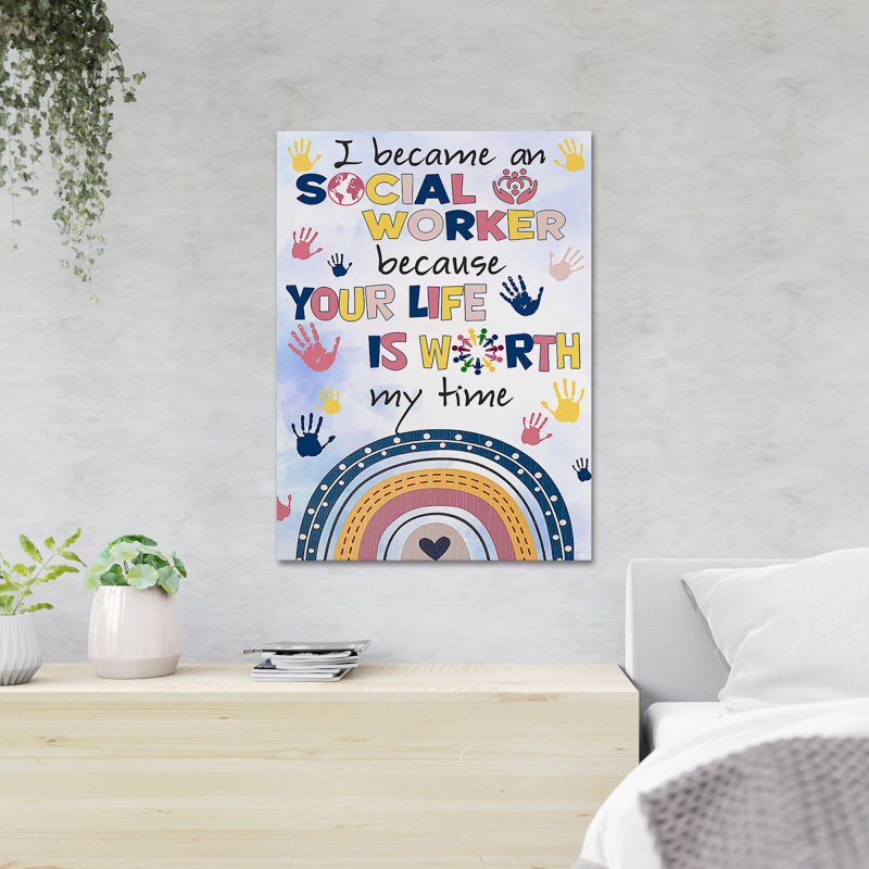 Value Does Not Apply - Wrapped Canvas Graphic Art, 36" H x 24" W x 2" D
