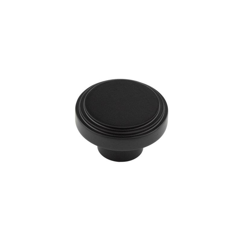 Hoxton 40mm Diameter Round Knob, Matte Black
