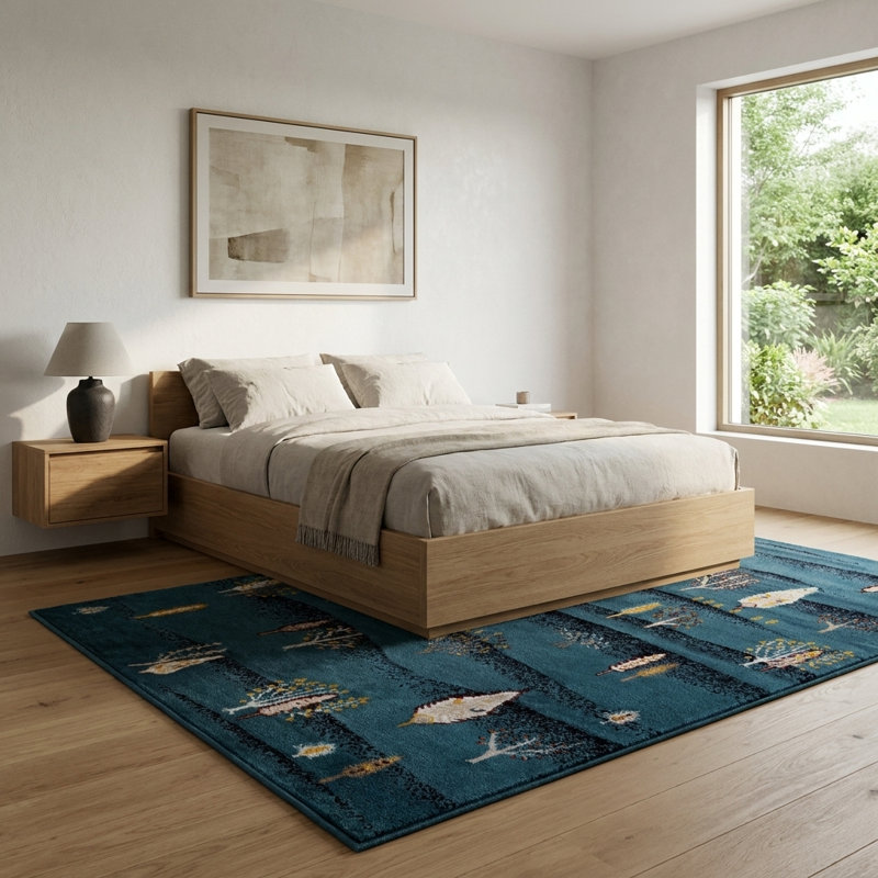 Tapis Bursa Botkins, Rectangle 4 pi 1 po x 6 pi 1 po