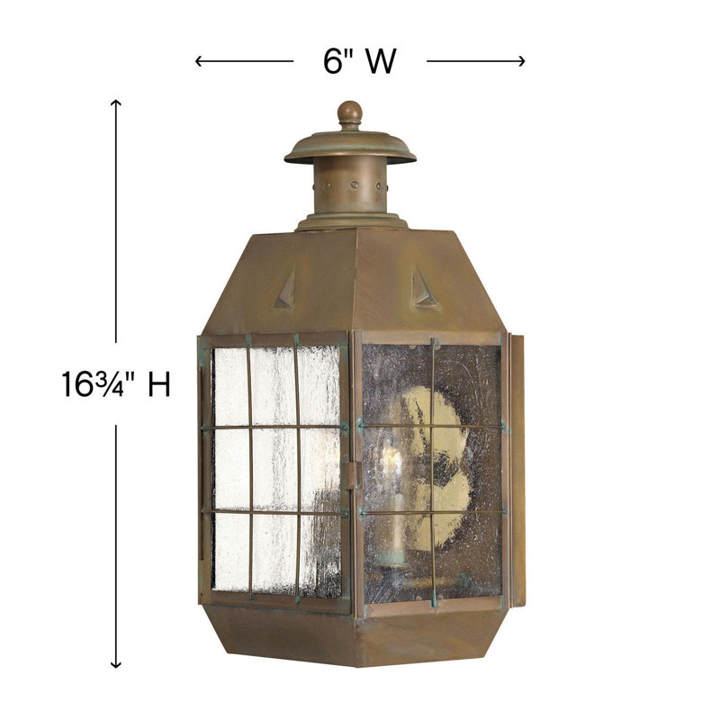 Nantucket 2-Light Outdoor Wall Lantern