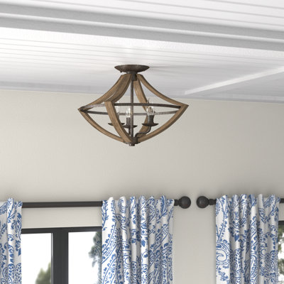 Luminaire semi-encastré à 3 lumières 16,5 po Cahill