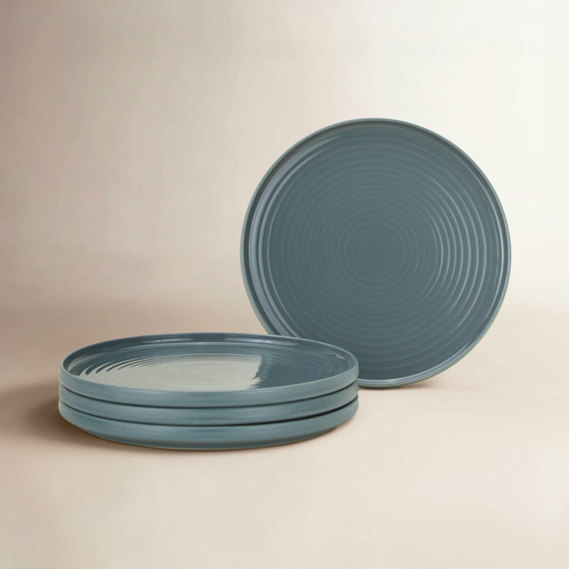 Essential Stoneware Dinner Plate, Blue