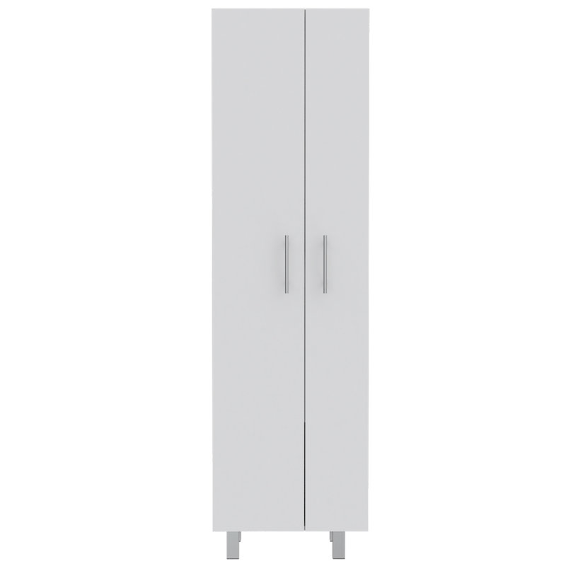 Collection White and Kitchen: îlot avec grande capacité de rangement et garde-manger: 40,5 po x P 27,5 po pour les 5 tablettes internes les plus efficaces