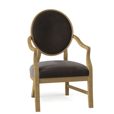 King Louis Upholstered Arm Chair