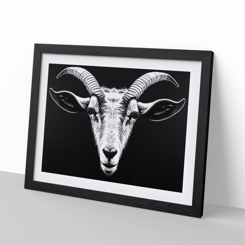 Goat Portrait Vol.3 - Framed Print