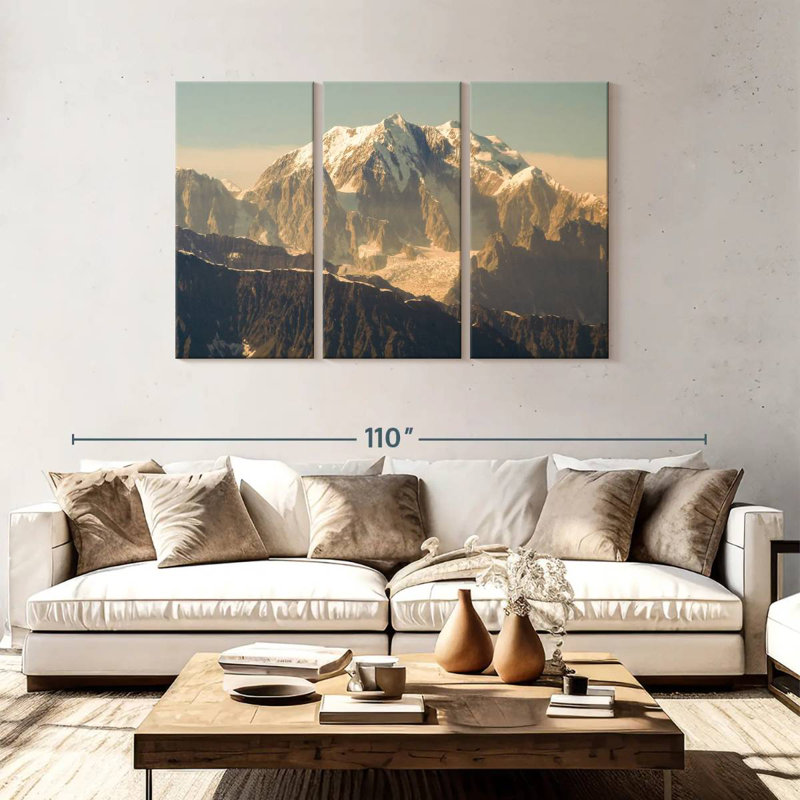 Alvord Snow Mountain Denali, 48" H x 74" W